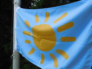 Táborová vlajka - sluníčko