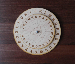 Šifrovací kotouč - abeceda